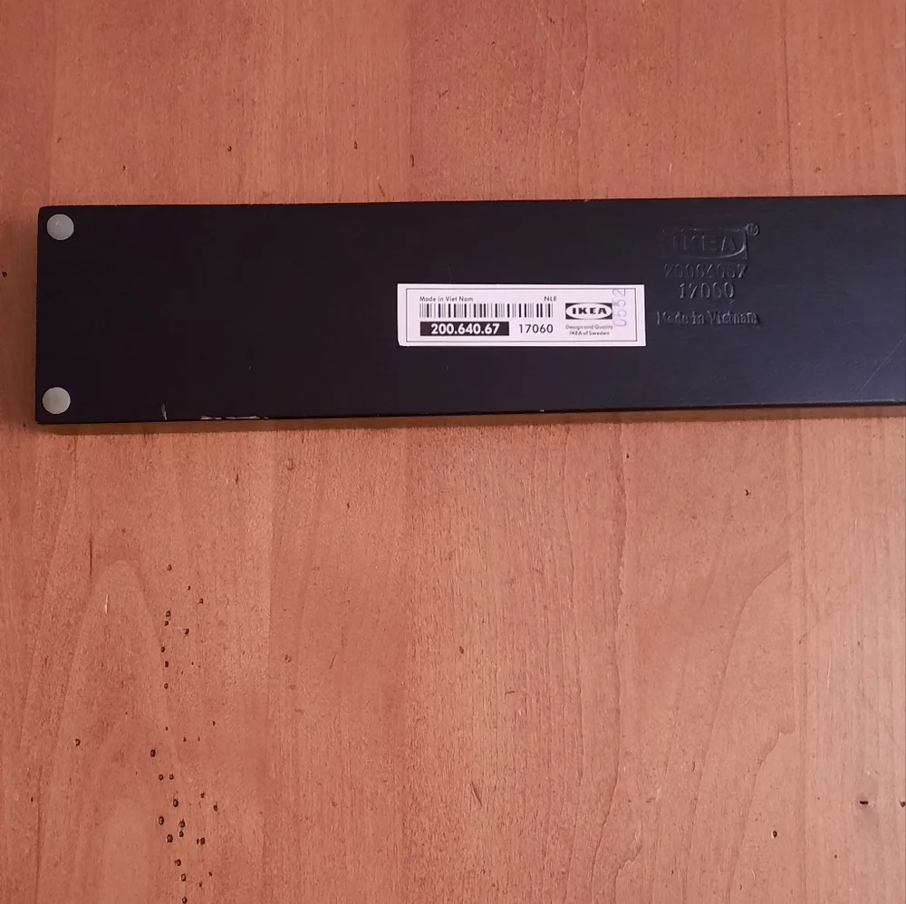IKEA Black Wood 7 Tealight Holder